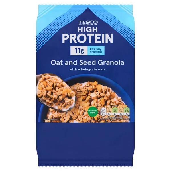 Tesco High Protein Granola, retailer pack photo