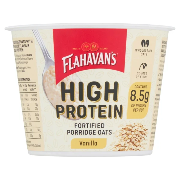 Flahavan's vanilla protein oats