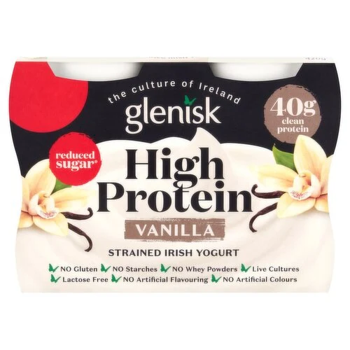 Glenisk vanilla protein yoghurt